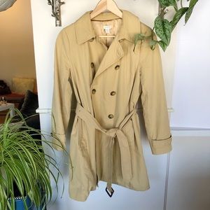 JCrew Petite Classic Trench Coat
